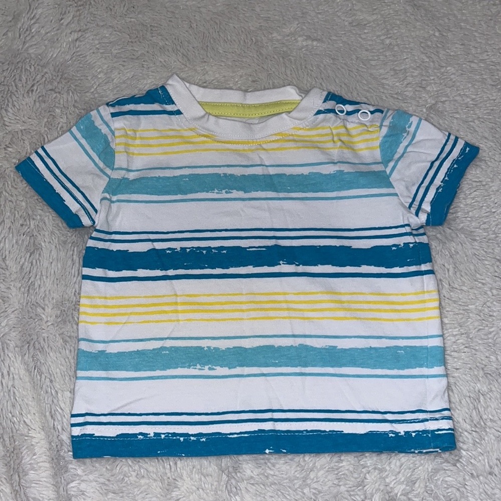 (3 for $10) George 3-6 month striped t-shirt baby boy clothing